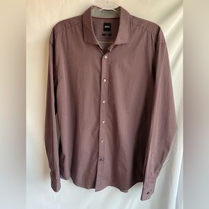 Hugo Boss Men's Slim Fit Long Sleeve Button Down size XXL